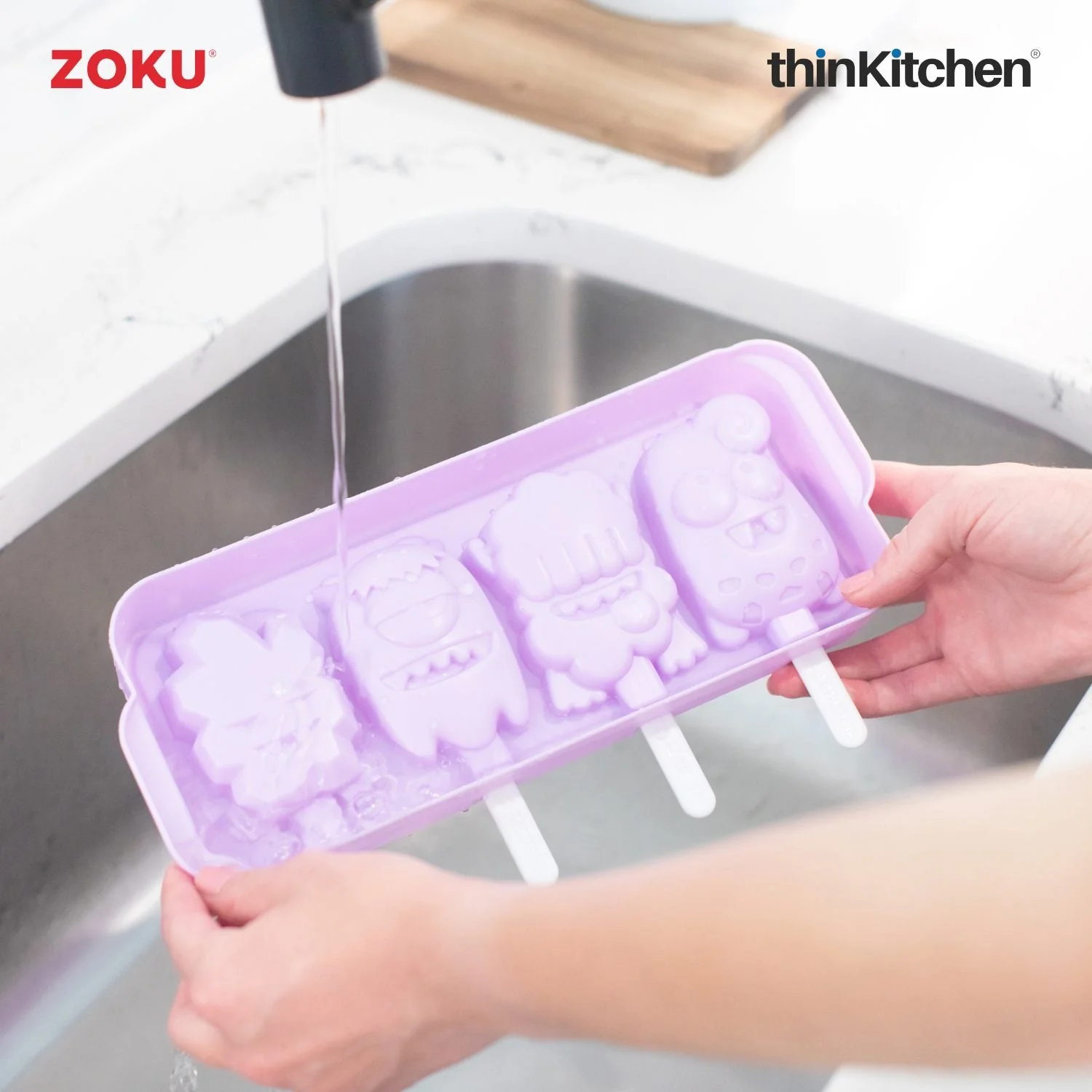 thinKitchen™ Zoku Monster Ice Pop Mold - Image 5