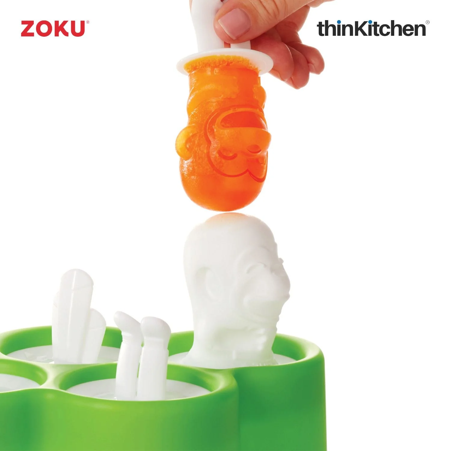thinKitchen™ Zoku Safari Pop Mold (4 pop) - Image 7