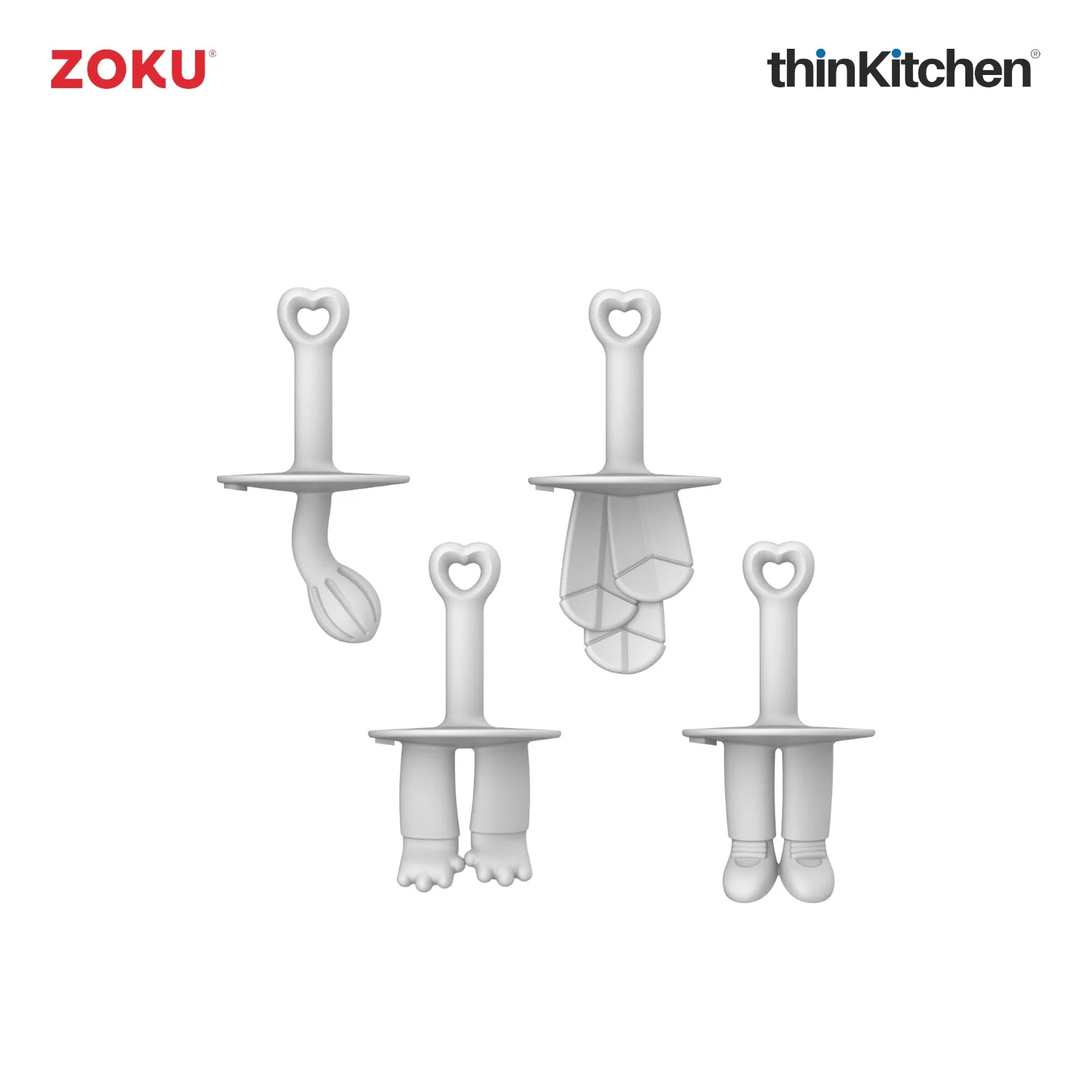 thinKitchen™ Zoku Safari Pop Mold (4 pop) - Image 9
