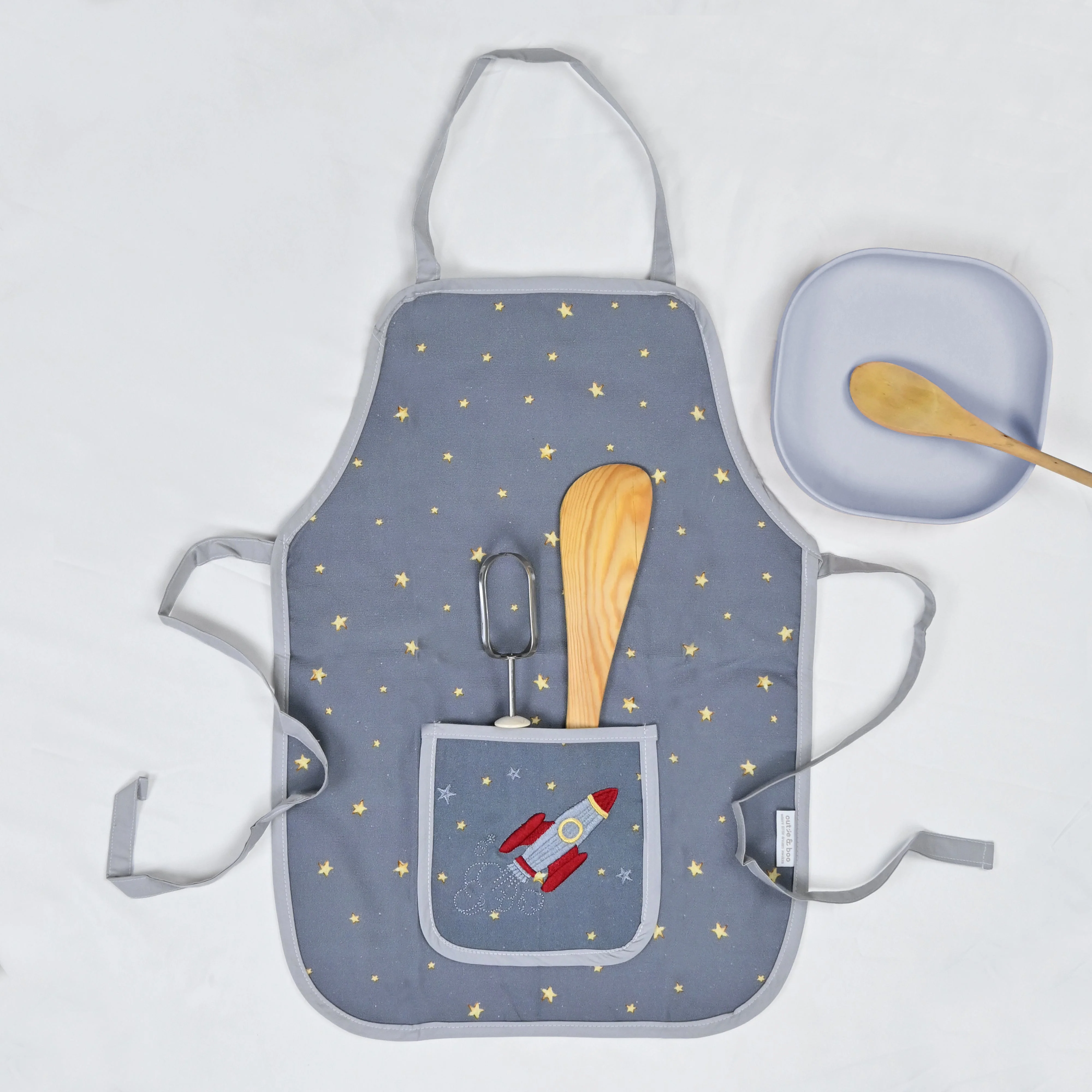 To The Moon And Back Little Chef Apron - Image 5