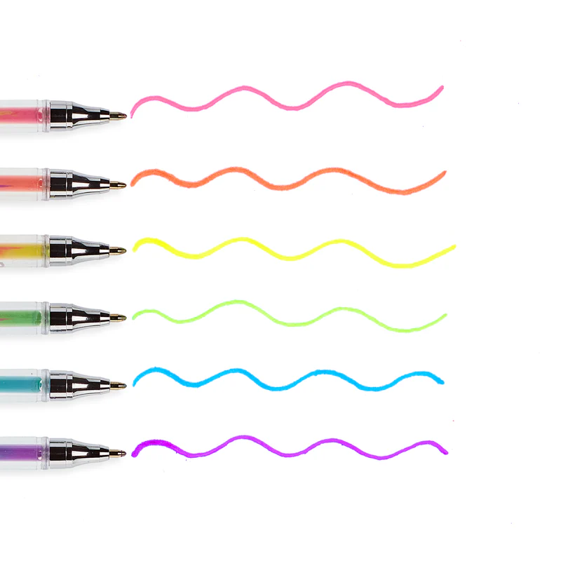 Tutti Frutti Gel Pens - Set of 6 - Image 4