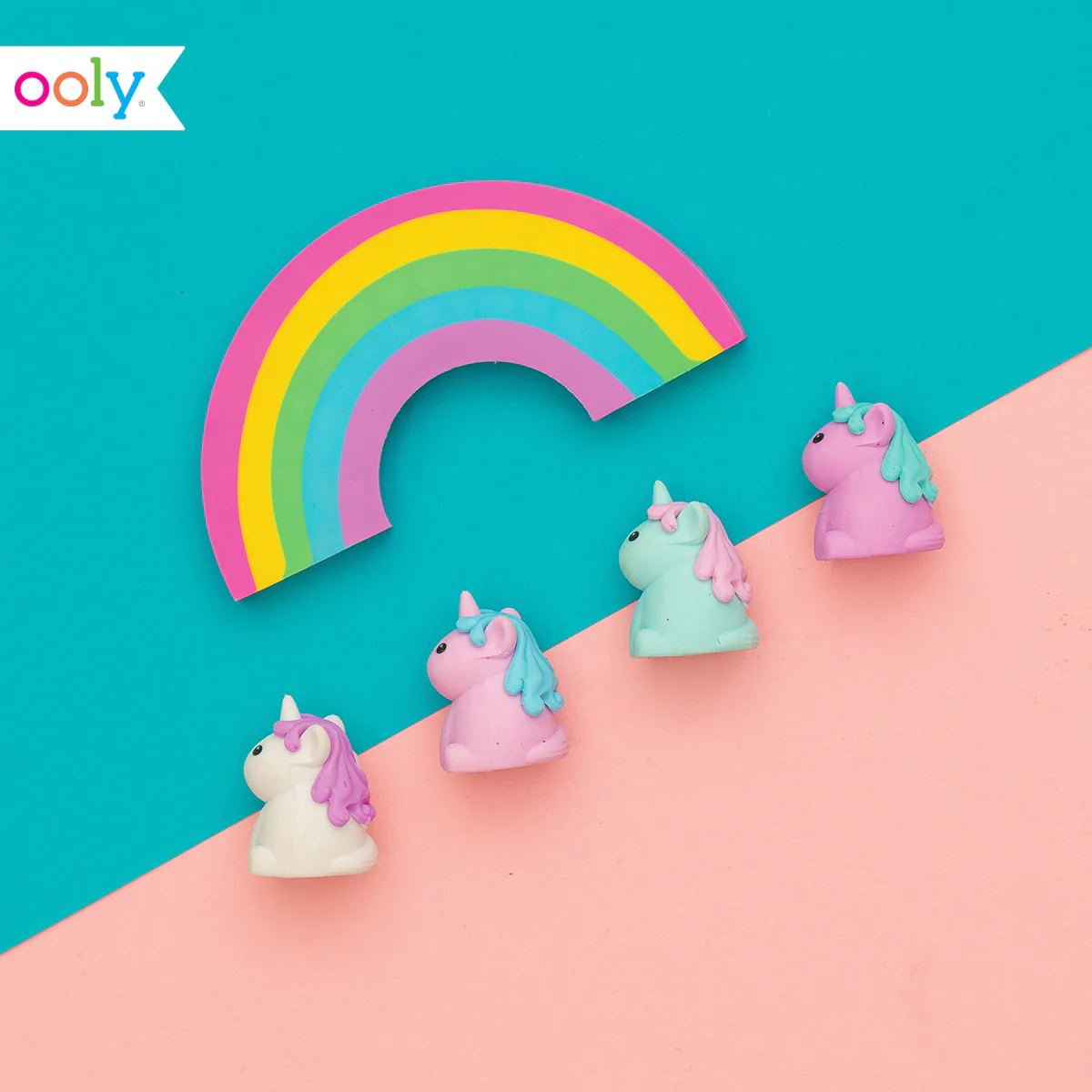Unique Unicorns Scented Erasers - Set of 5 - Image 2