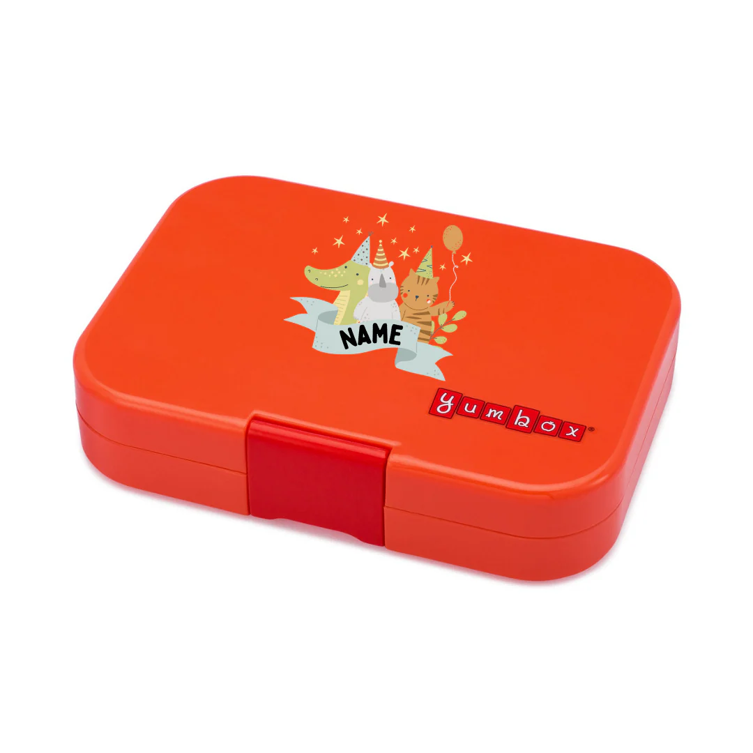 Yumbox 6 Section Original- Safari Orange Jungle - Image 13