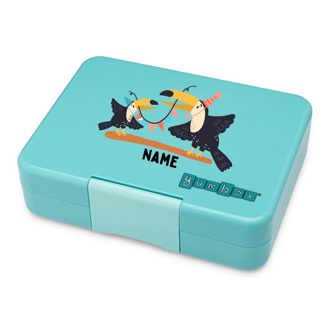 Yumbox Snack 3 Section - Misty Aqua - Image 11