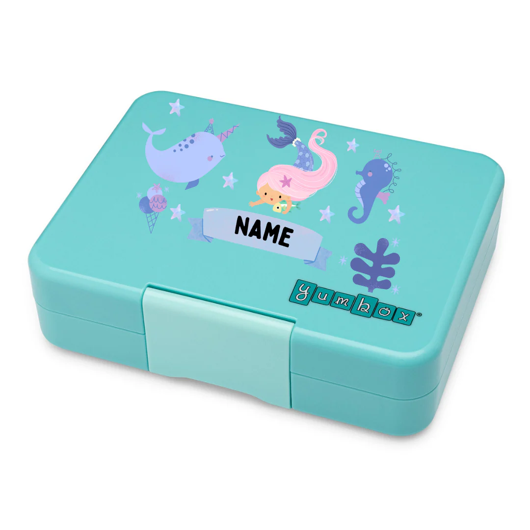 Yumbox Snack 3 Section - Misty Aqua - Image 7