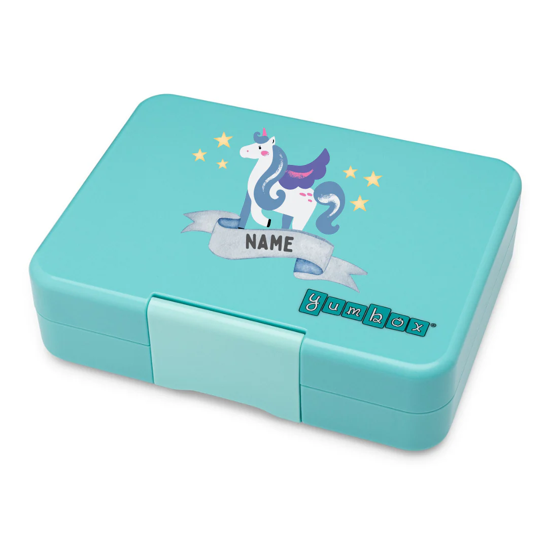 Yumbox Snack 3 Section - Misty Aqua - Image 9