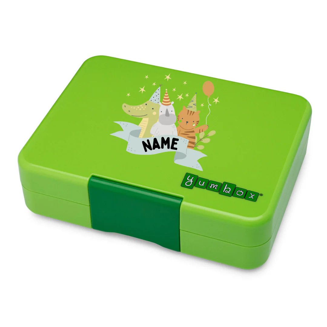 Yumbox Snack 3 Section - Lime Green - Image 12