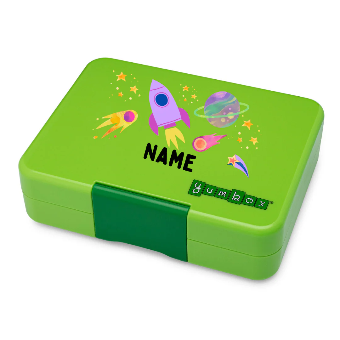 Yumbox Snack 3 Section - Lime Green - Image 5