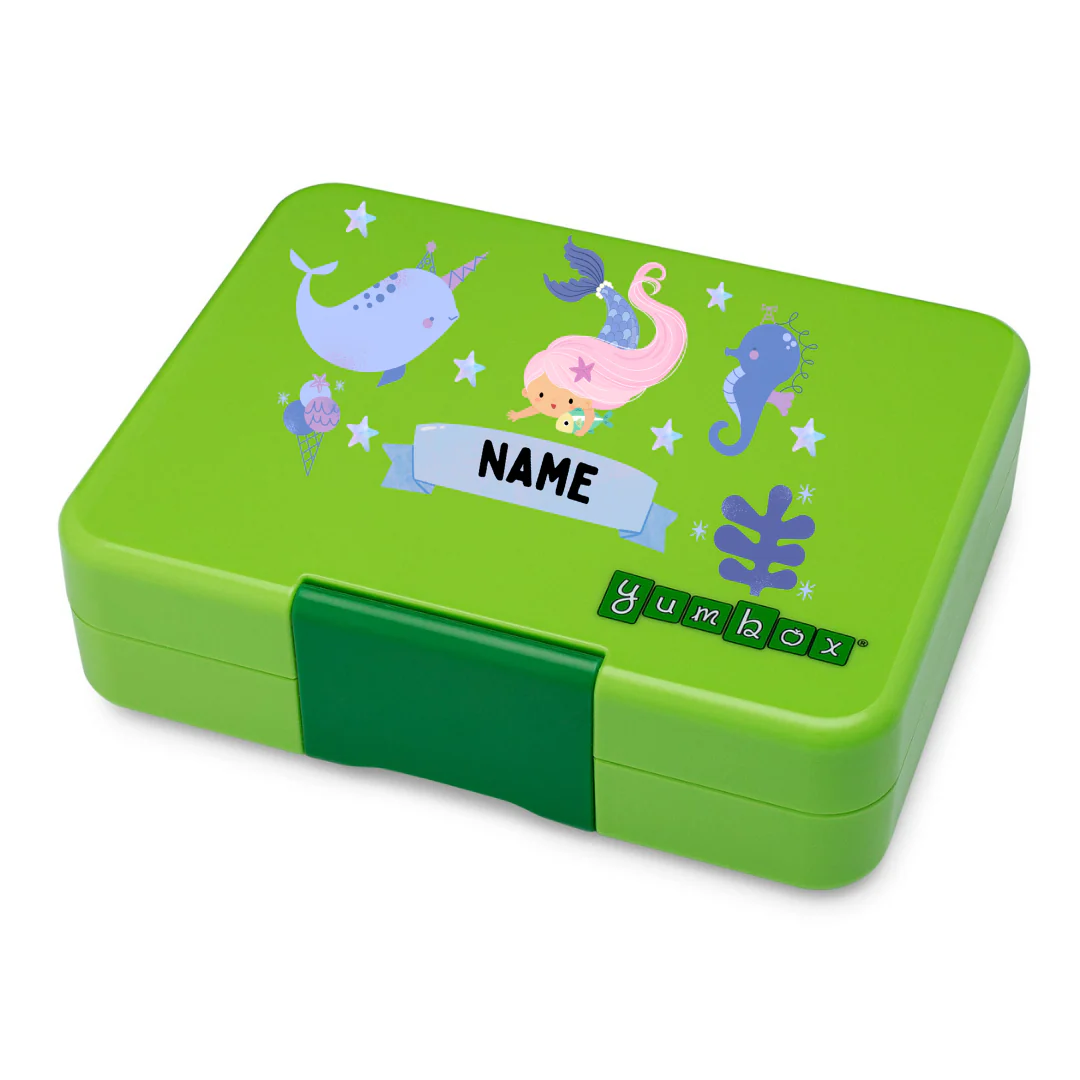 Yumbox Snack 3 Section - Lime Green - Image 7