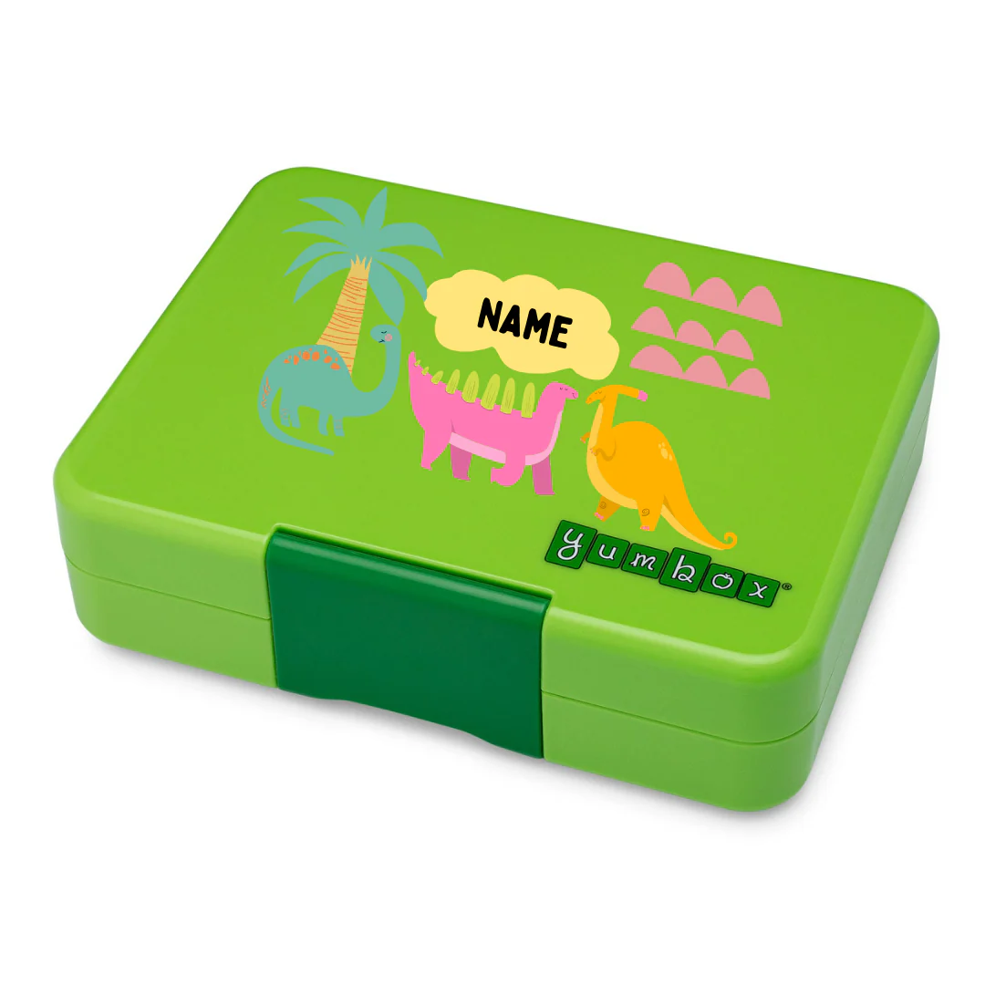 Yumbox Snack 3 Section - Lime Green - Image 8