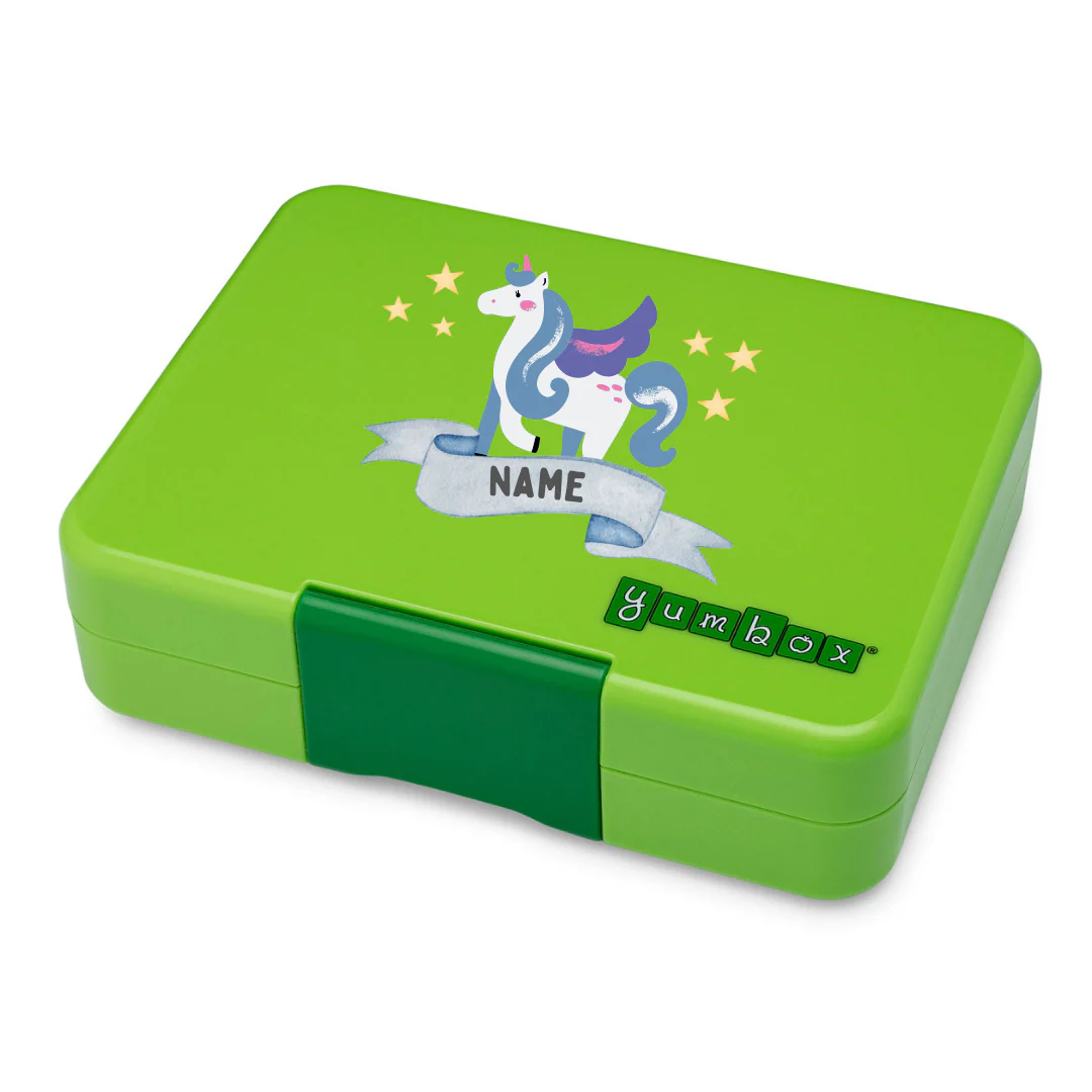 Yumbox Snack 3 Section - Lime Green - Image 9