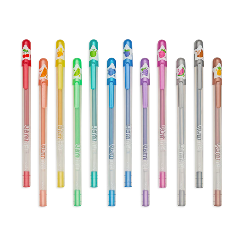 Yummy Yummy Scented Glitter Gel Pens 2.0 - Set of 12 - Image 3