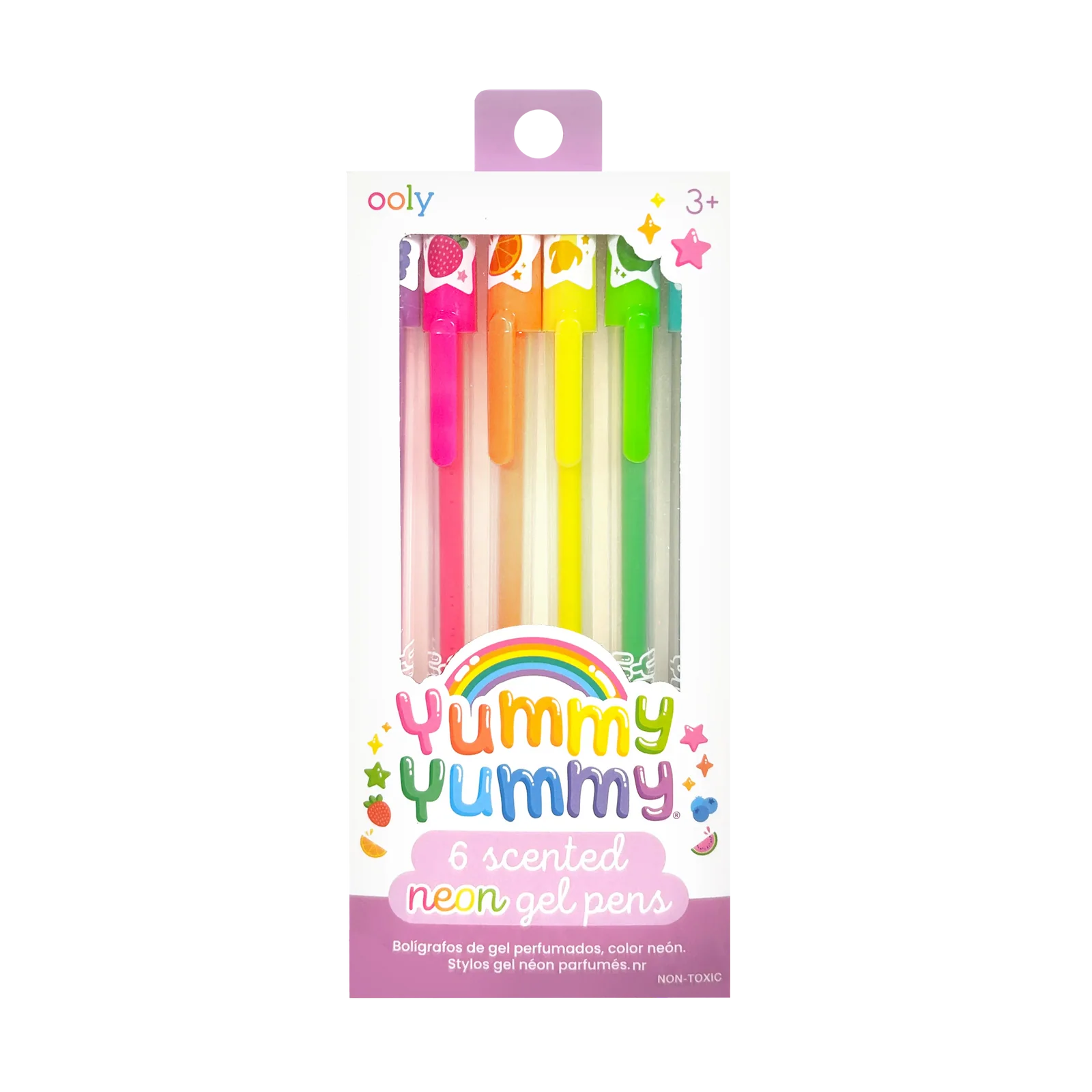 Yummy Yummy Scented Gel Pens - Neon - Set of 6