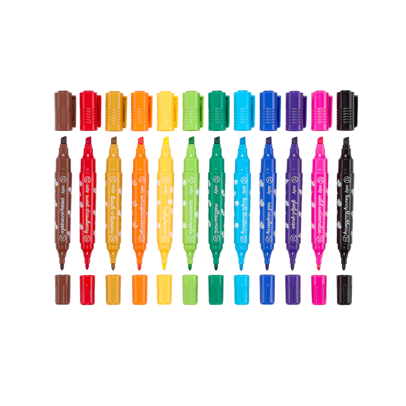 Yummy Yummy Scented Markers - Set of 12 - Image 4