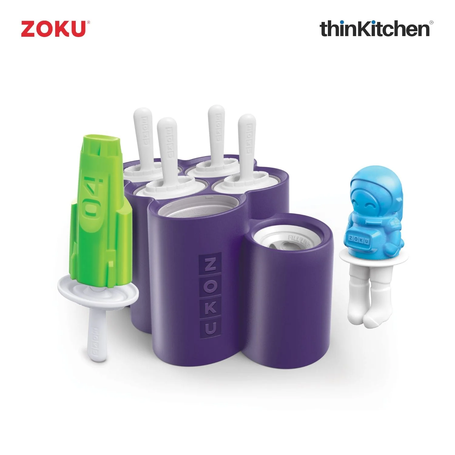 thinKitchen™ Zoku Space Pop Mold - Image 2
