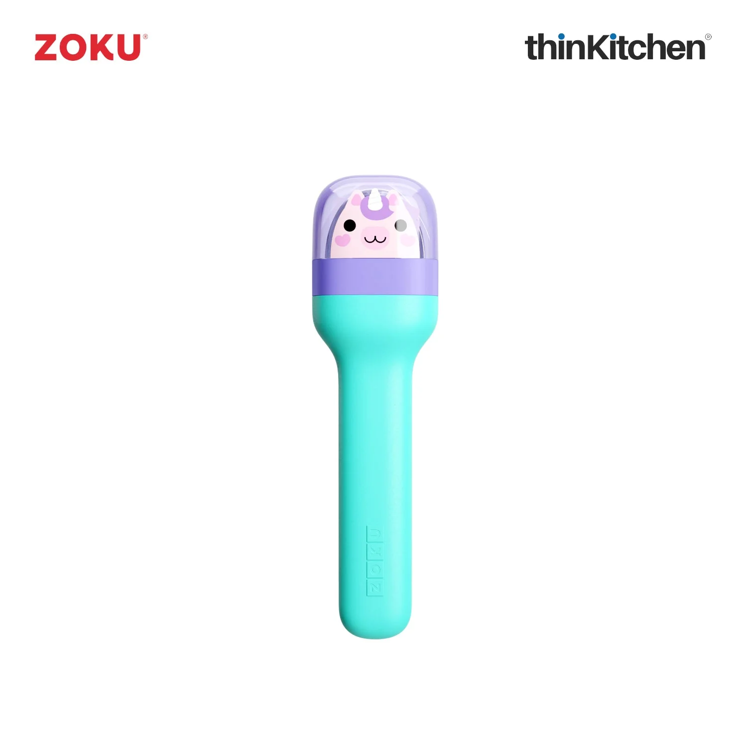 thinKitchen™ Zoku Stainless Steel Kids Pocket Utensil Set, Unicorn - Image 5